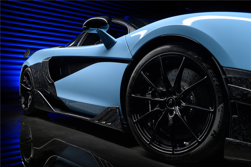 2015-2021 McLaren 600lt 540C 570S BKSS Style Cabon Fiber Side Skirts Under Board