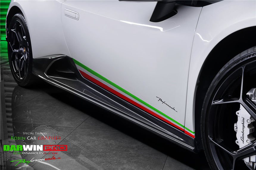 2015-2020 Lamborghini Huracan LP610/LP580 Performante Style Partial Carbon Fiber Aero - Full Kit