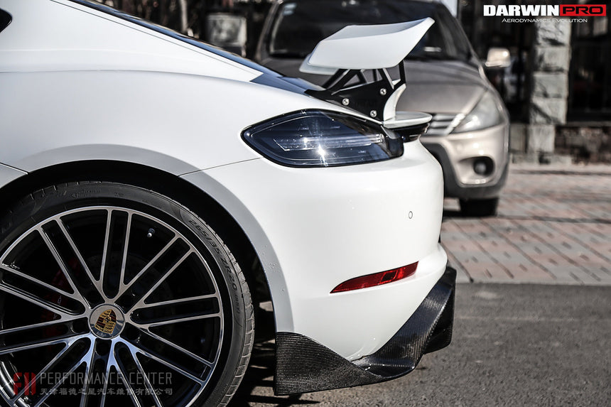 2016-2023 Porsche 718 Cayman/Boxster BKSS Style Carbon Fiber Rear Diffuser