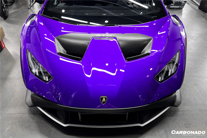 2021-UP Lamborghini Huracan STO Dry Carbon Fiber Hood Vents