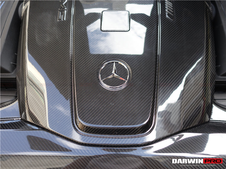 2015-2020 Mercedes Benz AMG GT/GTS Autoclave Carbon Fiber Engine Cover Replacement