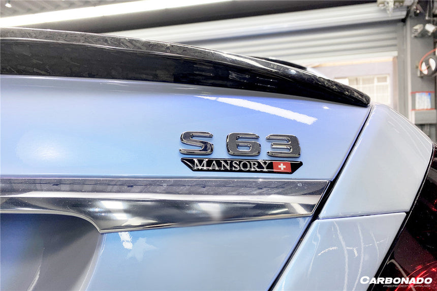 2014-2020 Mercedes Benz S63 W222 Sedan MSY Style Trunk Spoiler