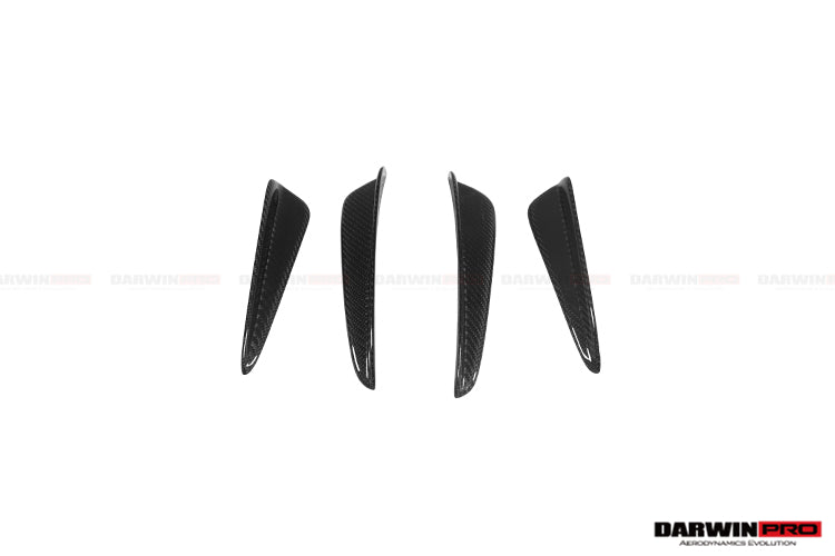 2016-2019 Porsche 911 991.2 Turbo/S BKSS Style Carbon Fiber Front Canards