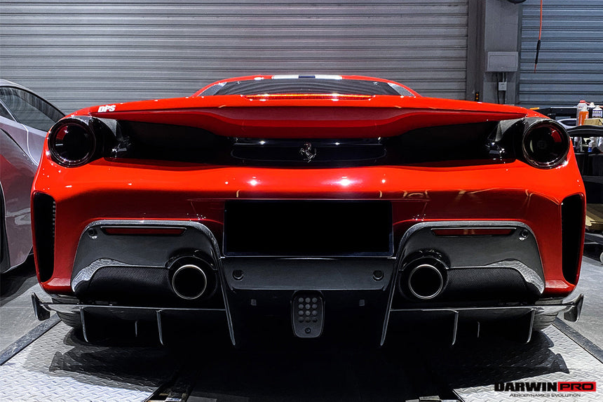 2018-2022 Ferrari 488 Pista Carbon Fiber Rear Diffuser