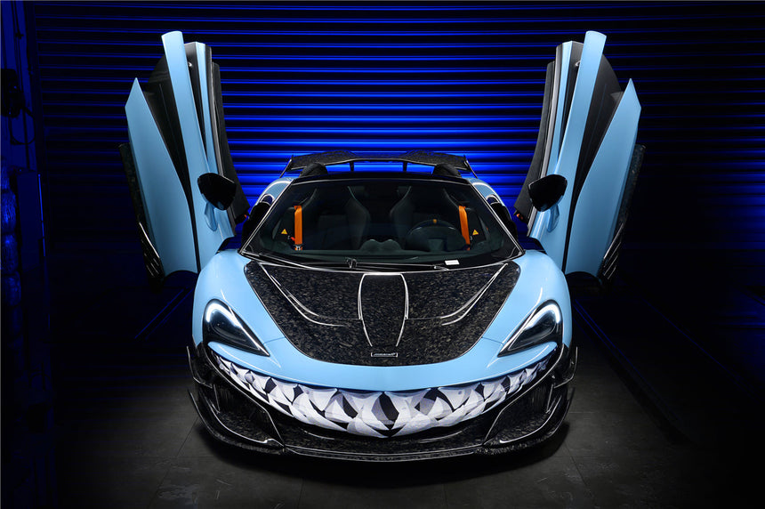 2018-2021 McLaren 600lt 2015-2021 540c/570s/570gt BKSSII Style Carbon Fiber Hood
