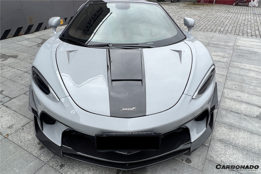 2020-2023 McLaren GT WP Style DRY Carbon Fiber Front Lip