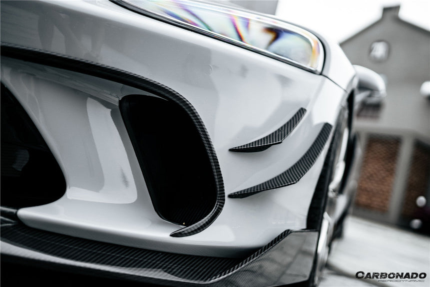 2020-2023 McLaren GT WP Style Dry Carbon Fiber Front Bumper Canards