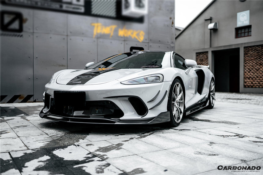 2020-2023 McLaren GT WP Style DRY Carbon Fiber Front Lip