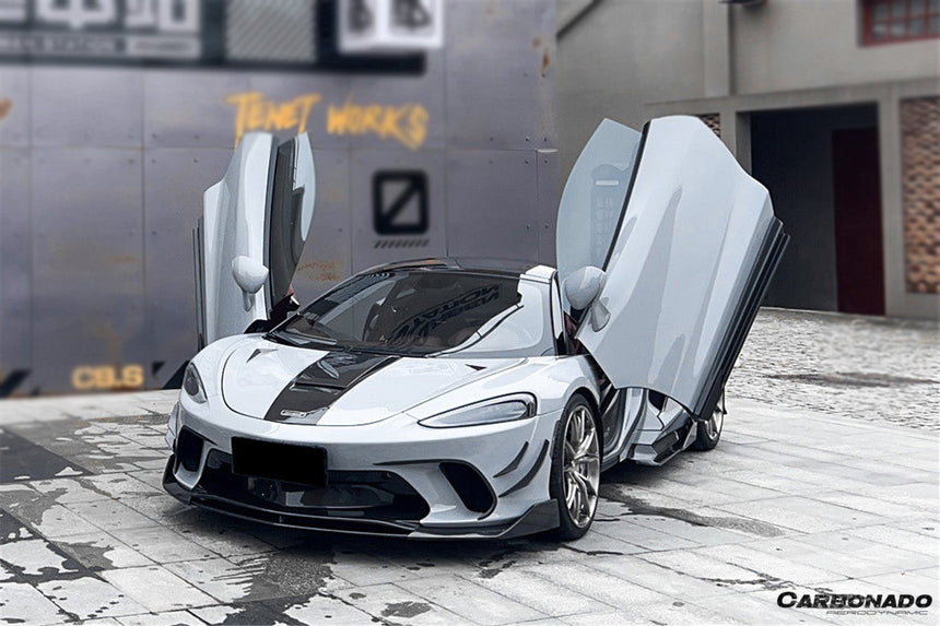 2020-2023 McLaren GT WP Style Dry Carbon Fiber Side Skirts