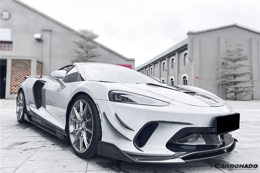 2020-2023 McLaren GT WP Style DRY Carbon Fiber Front Center Lip