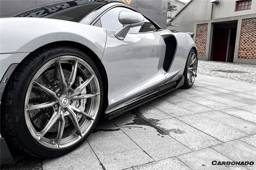 2020-2023 McLaren GT WP Style Dry Carbon Fiber Side Skirts