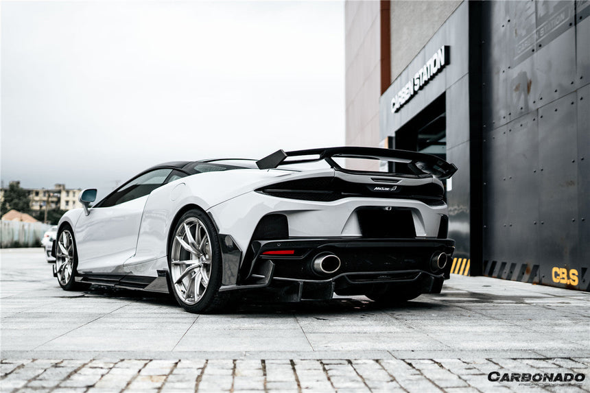 2020-2023 McLaren GT WP Style Dry Carbon Fiber Side Skirts