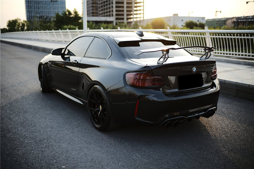 2014-2020 BMW M2 Series F22 F87 VR Style Roof Spoiler FRP Unpainted  Fiberglass