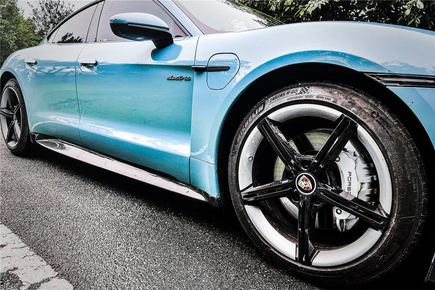 2019-2022 Porsche Taycan/4/4S/GTS/TURBO OD Style Side Skirts