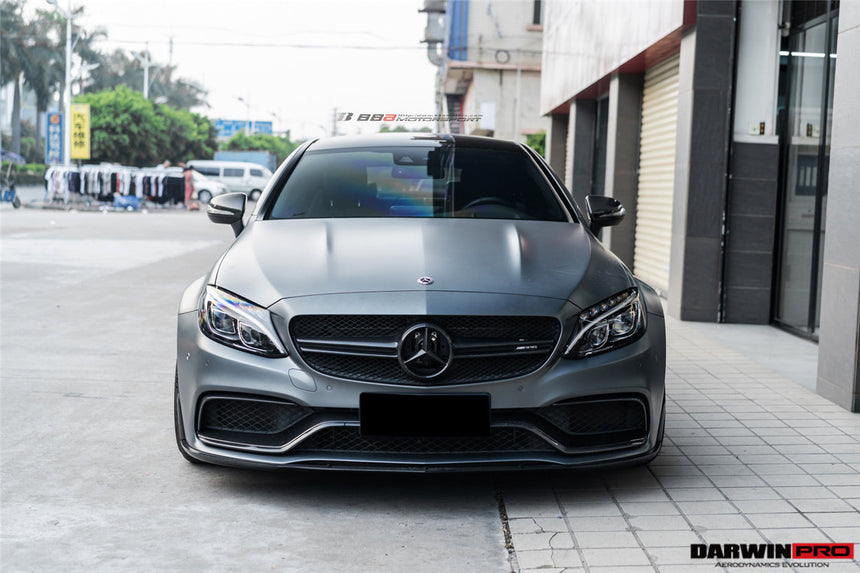 2015-2021 Mercedes Benz W205 C63/S AMG Carbon Fiber Front Canards