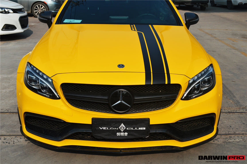 2015-2021 Mercedes Benz W205 C63/S AMG Carbon Fiber Front Canards