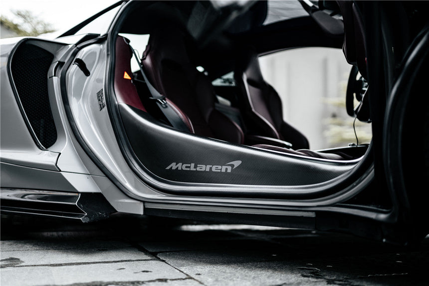 2020-2023 McLaren GT WP Style Dry Carbon Fiber Door Sills Trim