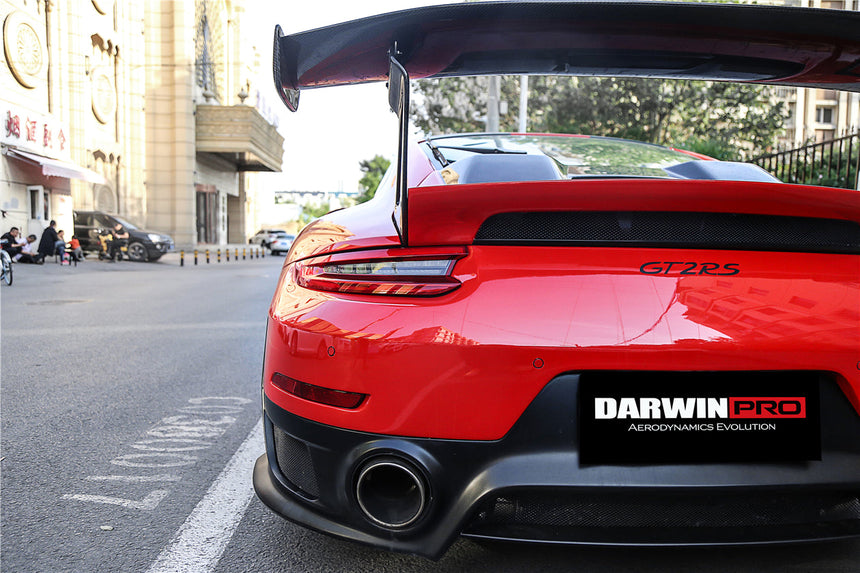 2016-2019 Porsche 911 991.2 Carrera /S GT2RS Style Partial Carbon Fiber Rear Bumper