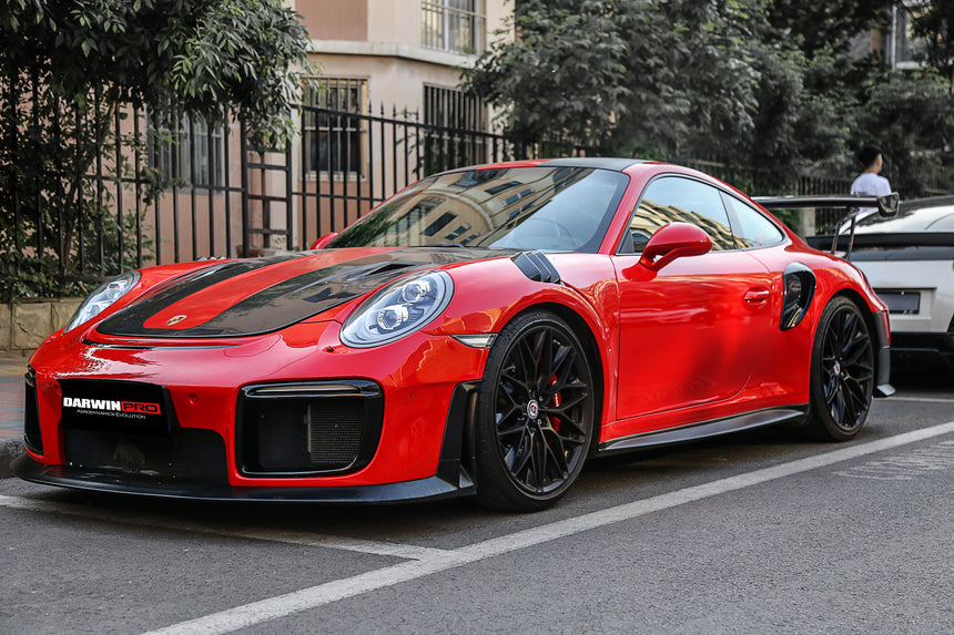 2016-2018 Porsche 911 991.2 Carrera/Targa 4/4S GT2RS Style Carbon Fiber Quarter Panel Side Scoops