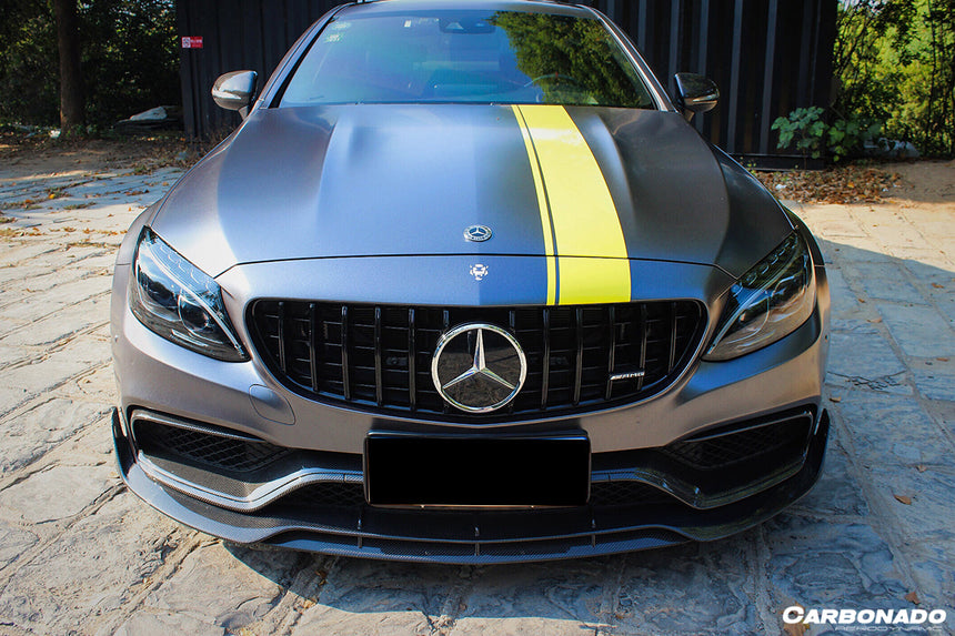 2015-2018 Mercedes Benz W205 C63/S AMG Coupe BR Style Front Lip