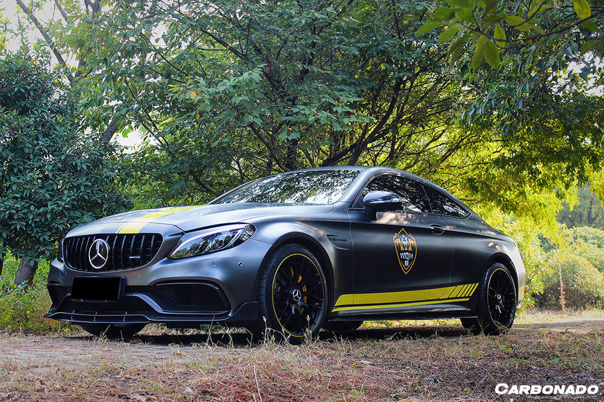 2015-2018 Mercedes Benz W205 C63/S AMG Coupe BR Style Front Lip