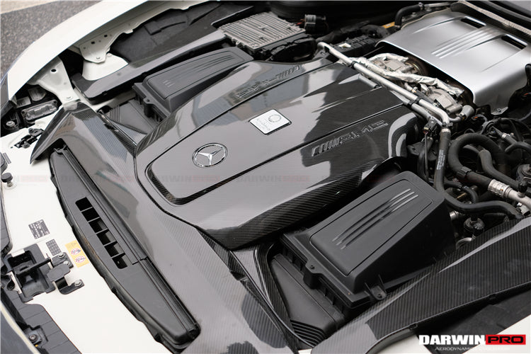 2015-2020 Mercedes Benz AMG GT/GTS Autoclave Carbon Fiber Radiator Cover Repalcement