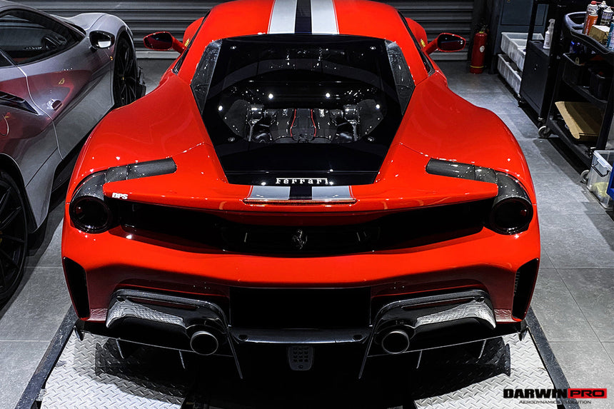 2018-2022 Ferrari 488 Pista Rear Bumper  (Not including Diffuser)