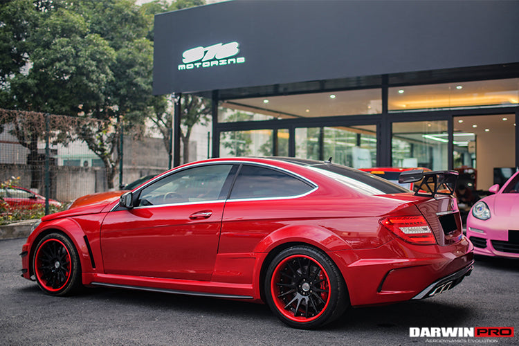 Mercedes Benz W204 C Class/ C63 AMG Coupe BKSS Style Carbon Fiber Trunk Spoiler
