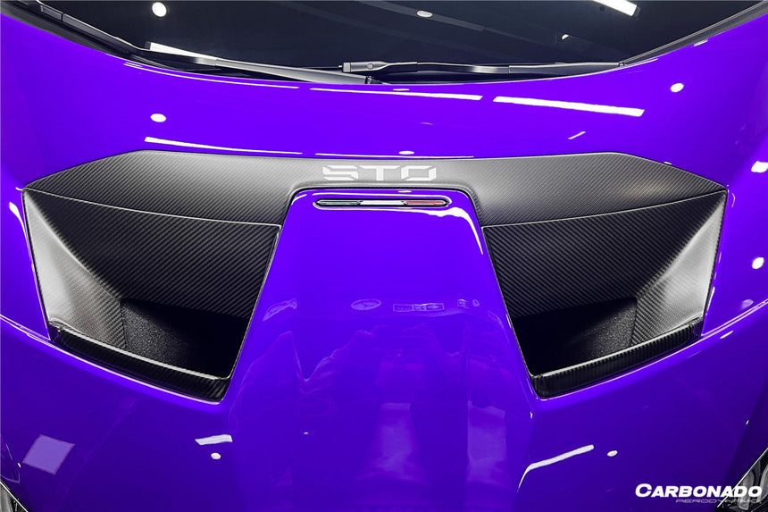2021-UP Lamborghini Huracan STO Dry Carbon Fiber Hood Vents
