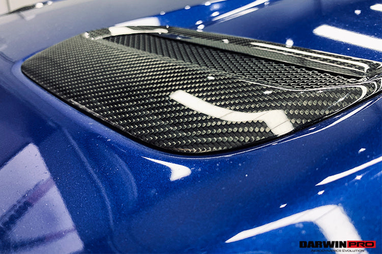 2018-2023 Ford Mustang Carbon Fiber Hood Vents