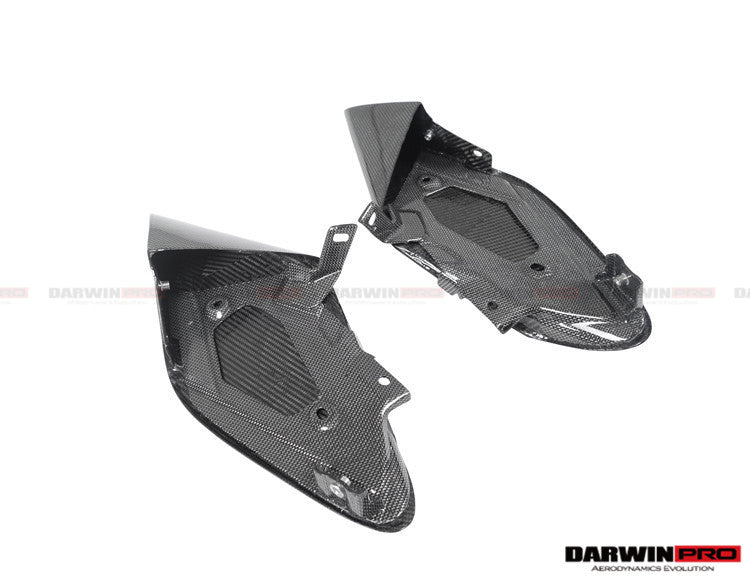 2015-2020 Ferrari 488 GTB/Spyder Dry Carbon Fiber Side Air Intake Fins