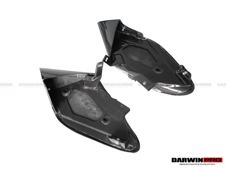 2015-2020 Ferrari 488 GTB/Spyder Dry Carbon Fiber Side Air Intake Fins