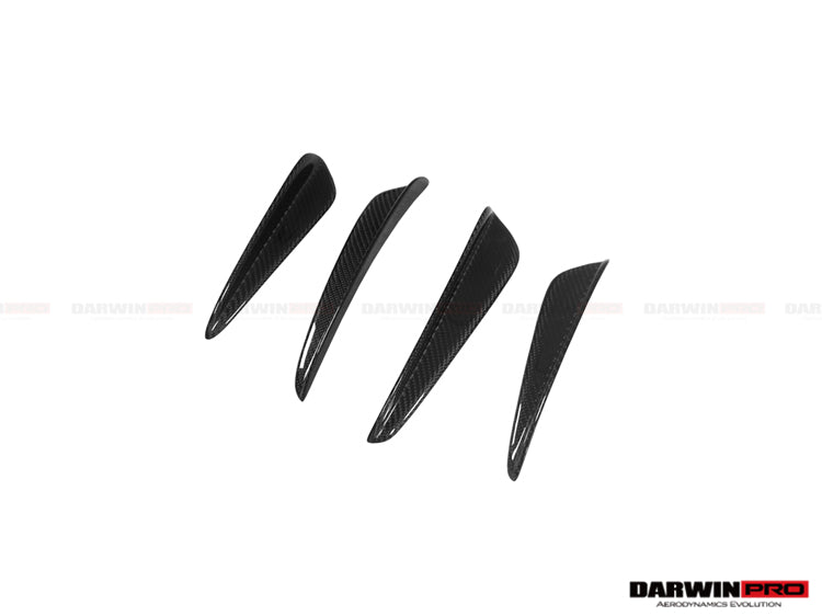 2016-2019 Porsche 911 991.2 Turbo/S BKSS Style Carbon Fiber Front Canards