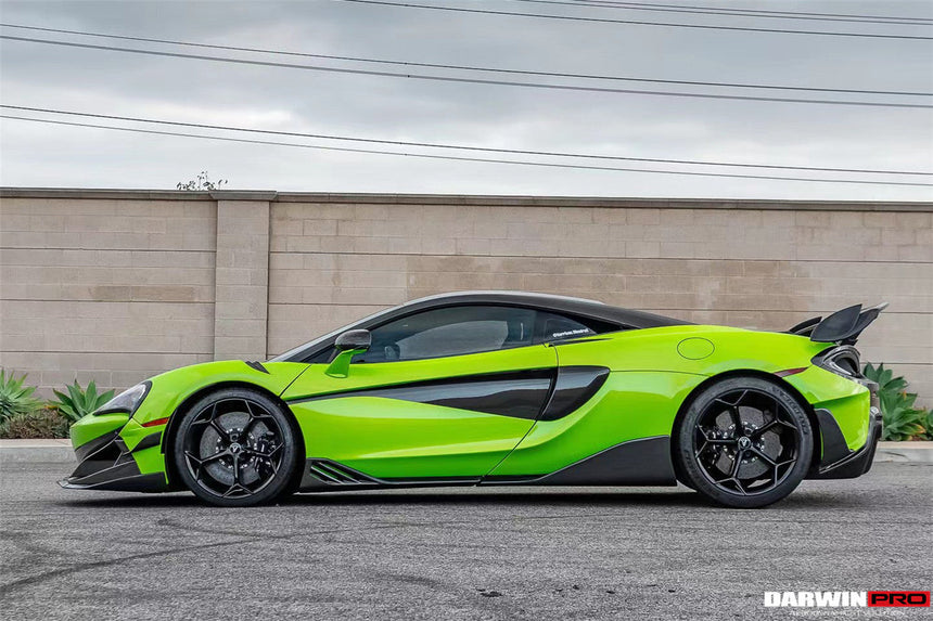 2018-2021 McLaren 600lt Carbon Fiber Rear Bumper Side Canards