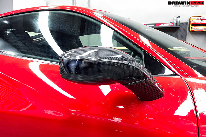 2015-2020 Ferrari 488 GTB/Spyder Carbon Fiber Mirror House & Base Replacement