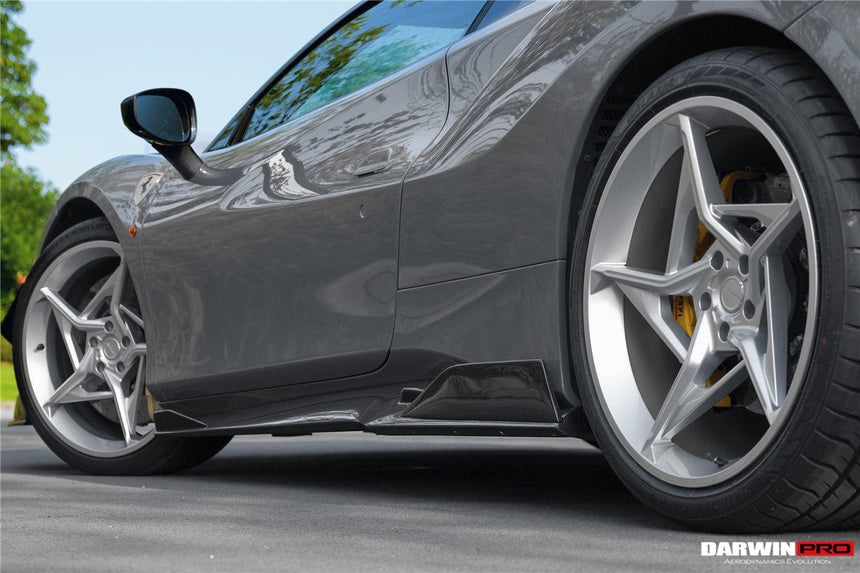 2015-2020 Ferrari 488 GTB/Spyder iMP-Performance Carbon Fiber Side Skirts Under Board