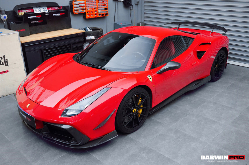 2015-2020 Ferrari 488 GTB/Spyder iMP-Performance Carbon Fiber Side Skirts Under Board