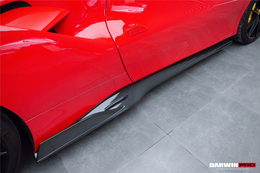 2015-2020 Ferrari 488 GTB/Spyder iMP-Performance Carbon Fiber Side Skirts Under Board