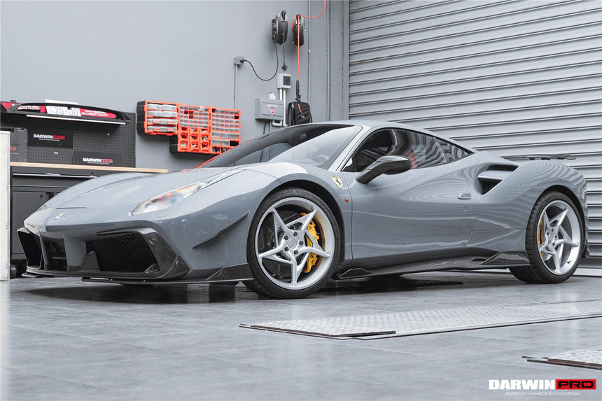 2015-2020 Ferrari 488 GTB/Spyder iMP-Performance Carbon Fiber Side Skirts Under Board