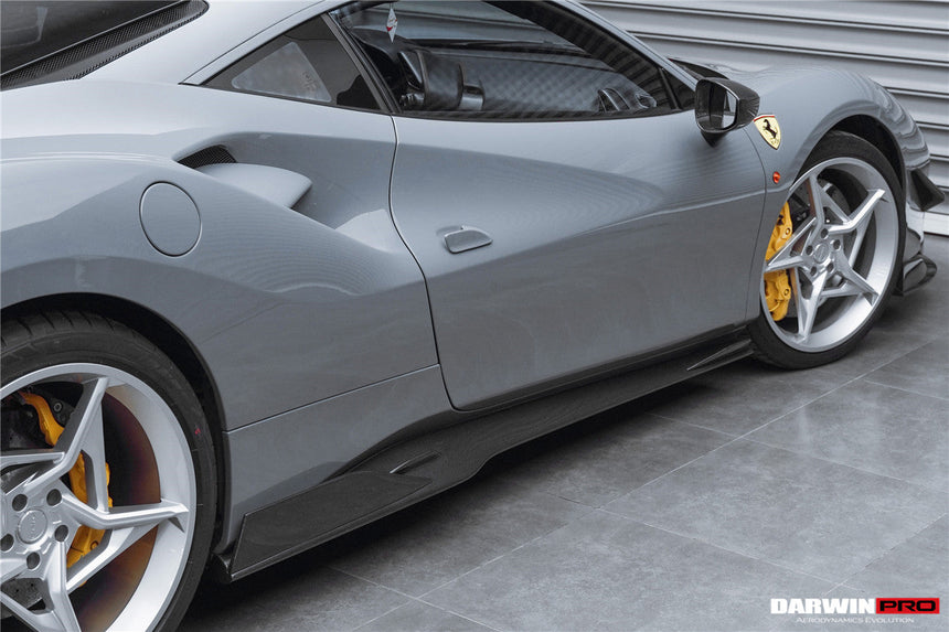 2015-2020 Ferrari 488 GTB/Spyder iMP-Performance Carbon Fiber Side Skirts Under Board