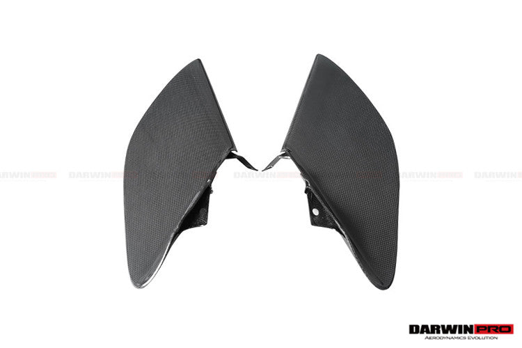 2015-2020 Ferrari 488 GTB/Spyder Dry Carbon Fiber Side Air Intake Fins