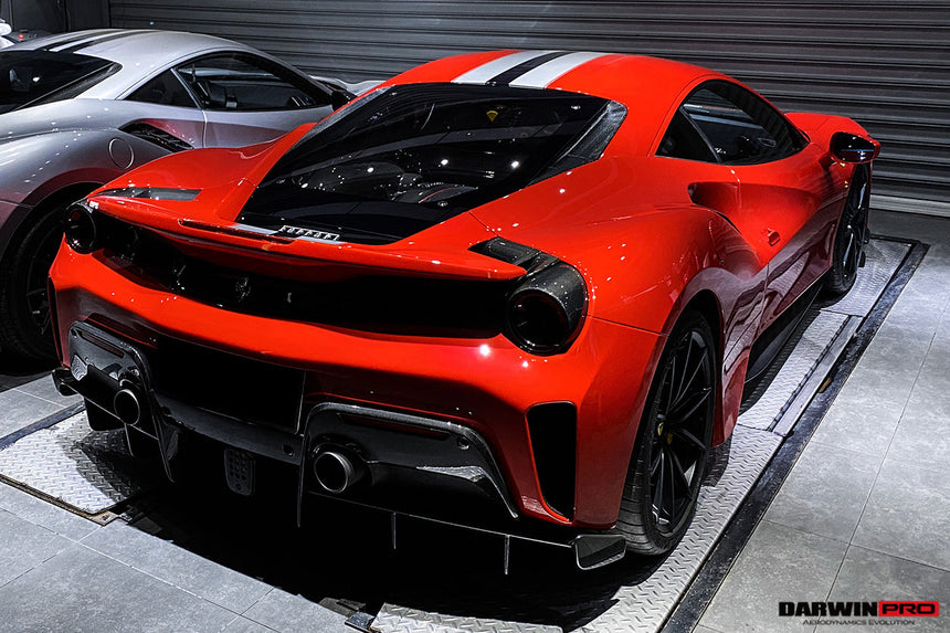2018-2022 Ferrari 488 Pista Carbon Fiber Rear Diffuser