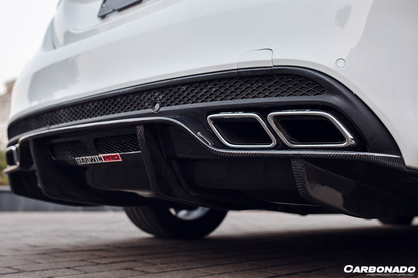 2015-2021 Mercedes Benz W205 C63/S AMG Sedan PS Style Rear Diffuser