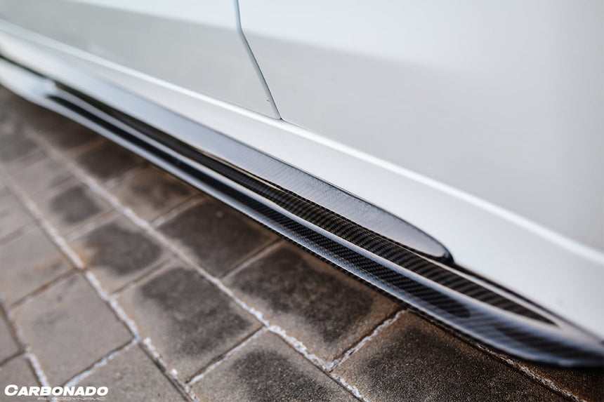 2015-2021 Mercedes Benz C-Class W205 Sedan PS Style Side Skirts