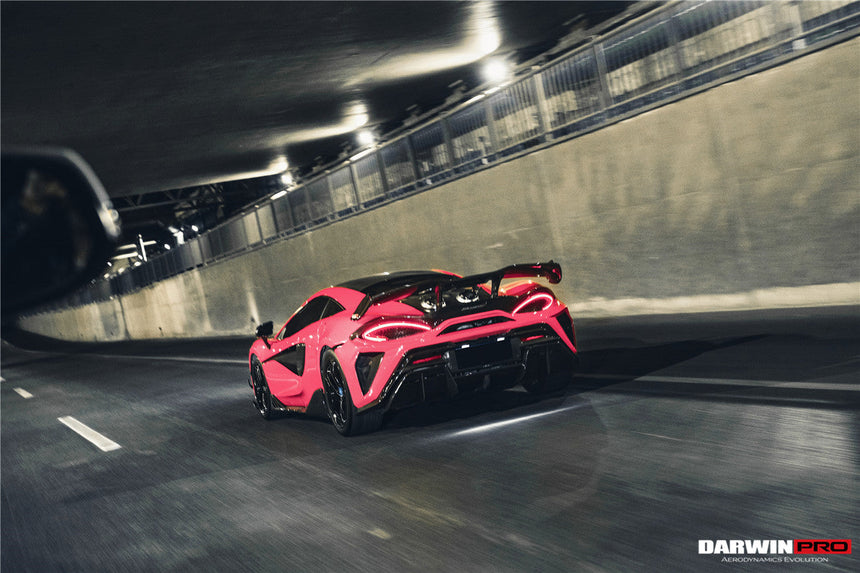 2015-2021 McLaren 540c/570s BKSS Style Rear Bumper and Wing and Engine Trunk and Exhaust