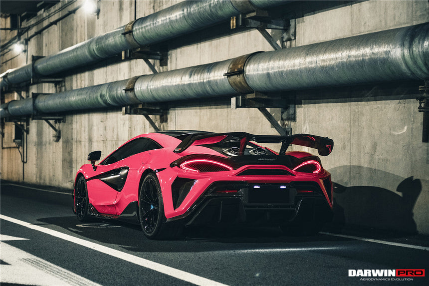 2015-2021 McLaren 540c/570s BKSS Style Rear Bumper and Wing and Engine Trunk and Exhaust