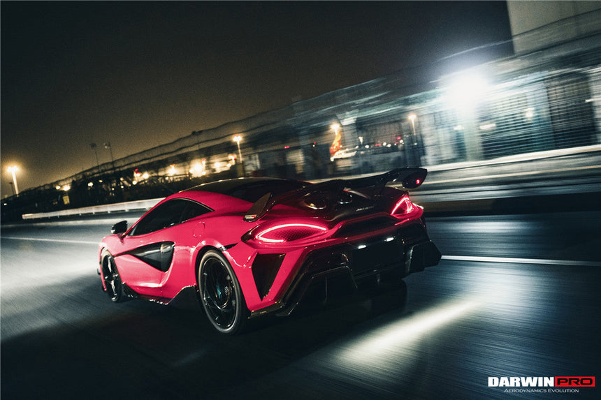 2015-2021 McLaren 540c/570s BKSS Style Rear Bumper and Wing and Engine Trunk and Exhaust