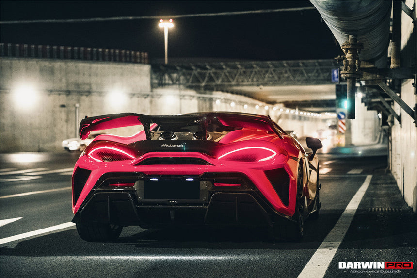 2015-2021 McLaren 540c/570s BKSS Style Rear Bumper and Wing and Engine Trunk and Exhaust