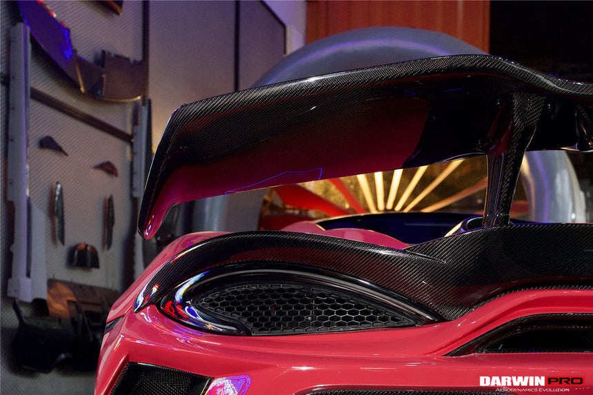 2015-2021 McLaren 540c/570s BKSS Style Rear Bumper and Wing and Engine Trunk and Exhaust