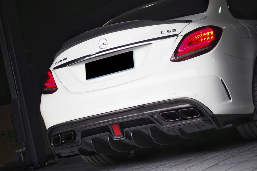 2015-2021 Mercedes Benz W205 C63/S AMG Sedan IMP Performance Carbon Fiber Rear Diffuser